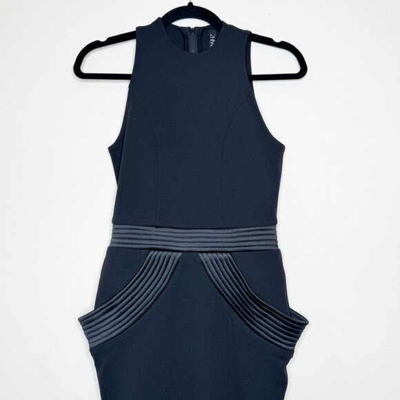 Zhivago On Guard Two-Pieced Black Midi Dress XS - Picture 13 of 16